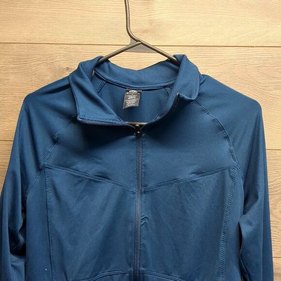 Champion Athletic Exercise Stretch Full Zip Up Jacket Women's Size Large - Picture 2 of 9